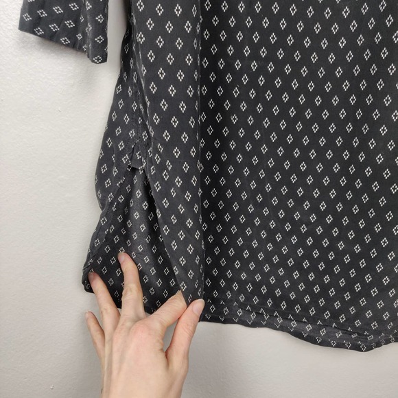 Equipment Navy Mini Dress with White Pattern - Picture 7 of 11